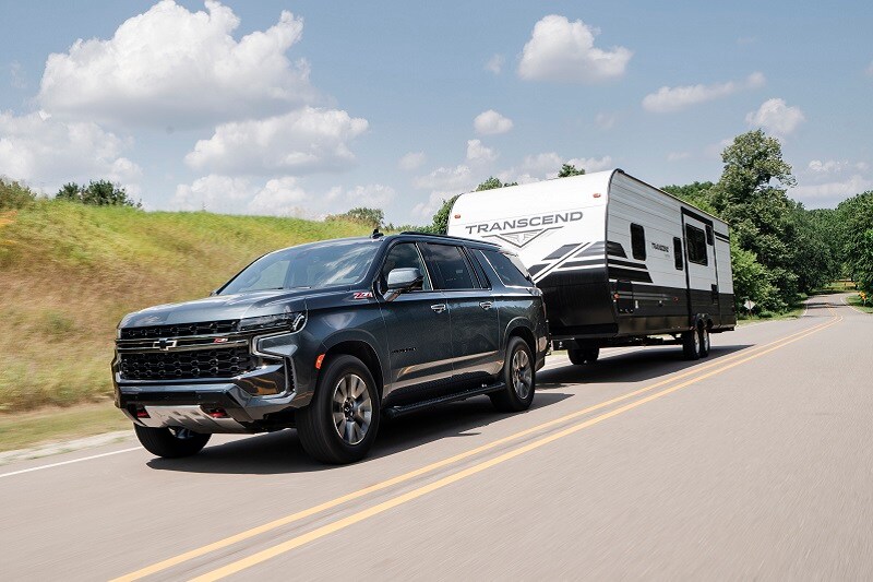 Exterior view of the 2021 Chevrolet Suburban