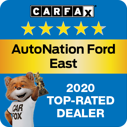 AutoNation Ford East Recognized as a CARFAX Top-Rated Dealer 2020 CARFAX Top-Rated Dealer badge