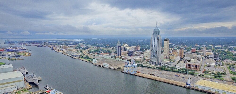 View of Mobile, AL View of Mobile, AL