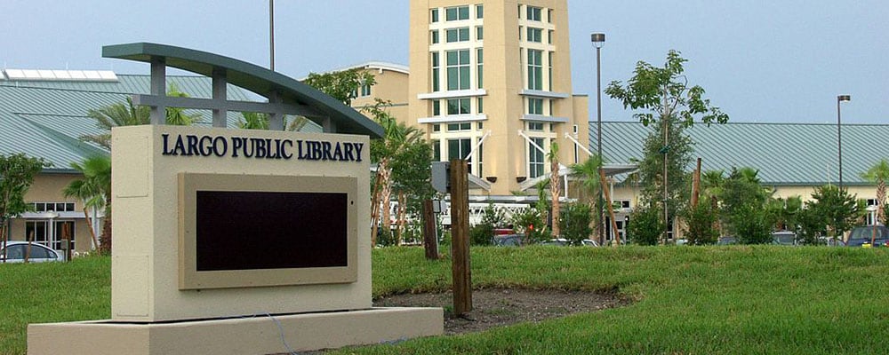 View of Largo Public Library