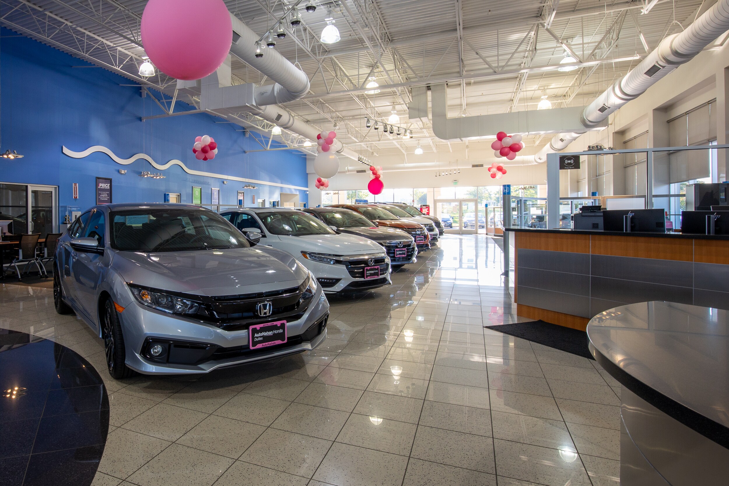 Showroom at AutoNation Honda Dulles Showroom at AutoNation Honda Dulles