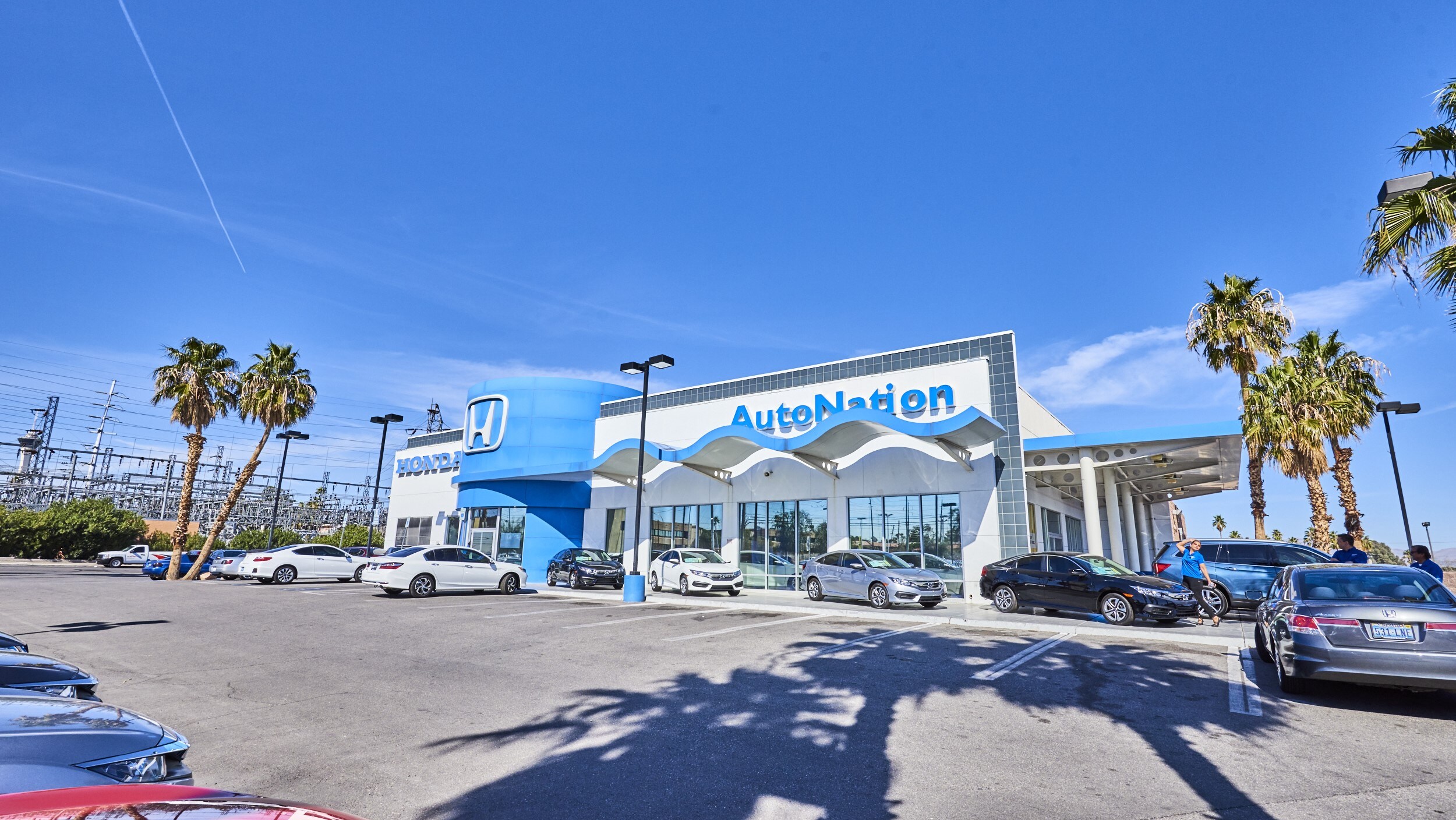 Exterior view of AutoNation Honda East Las Vegas