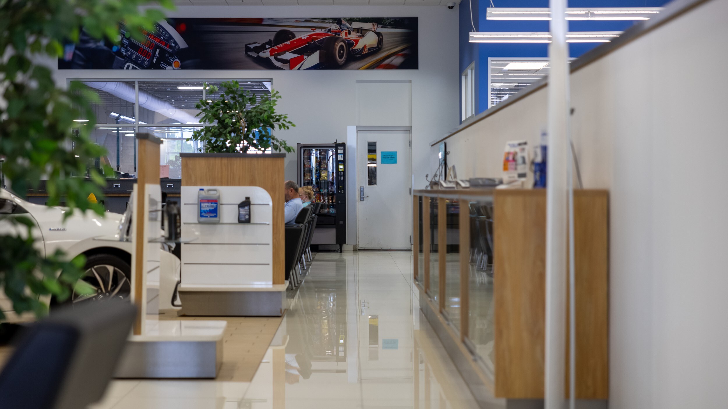 AutoNation Honda 385 is your Memphis, TN home for all your Honda financing, purchasing, and service needs Interior view of AutoNation Honda 385 during the day