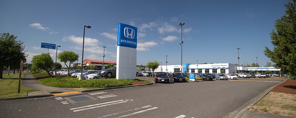 Tukwila Area Honda Dealership Exterior view of AutoNation Honda Renton serving Tukwila