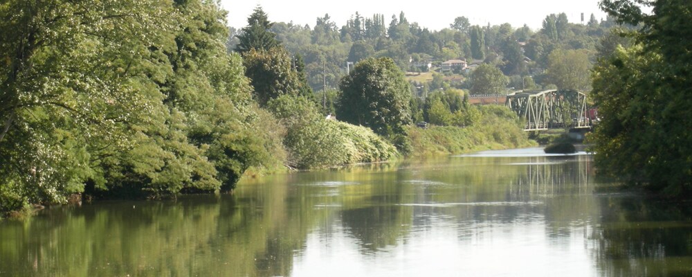View of Duwamish River near Tukwila, WA View of Duwamish River near Tukwila, WA