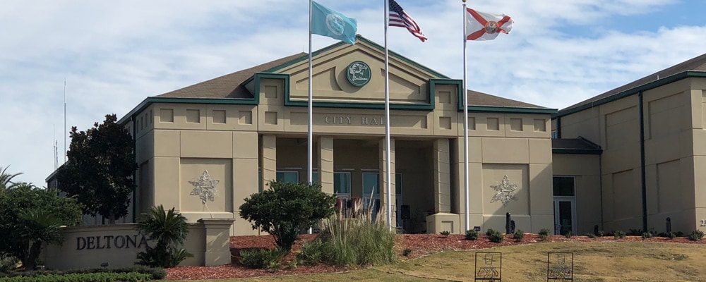 View of Deltona City Hall in Deltona, FL View of Deltona City Hall in Deltona, FL