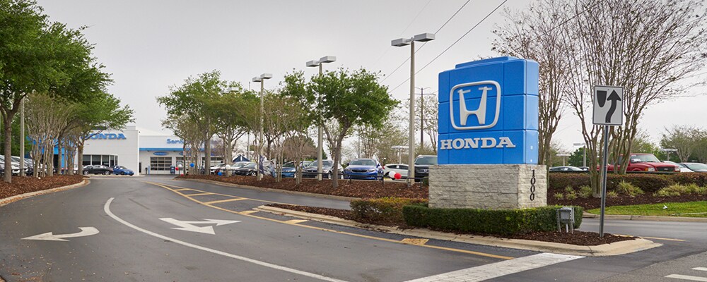 Lake Mary Area Honda Dealership Exterior view of AutoNation Honda Sanford serving Lake Mary