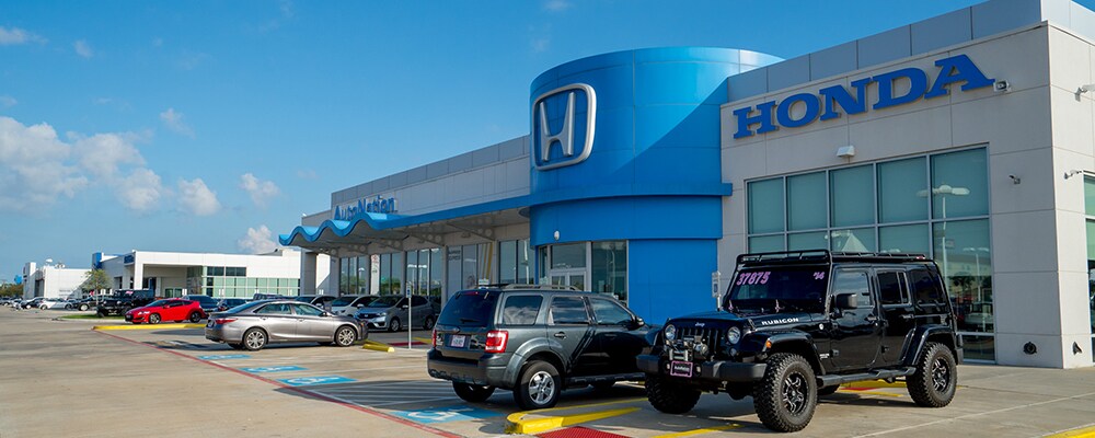 Robstown Area Honda Dealership Exterior view of AutoNation Honda South Corpus Christi serving Robstown