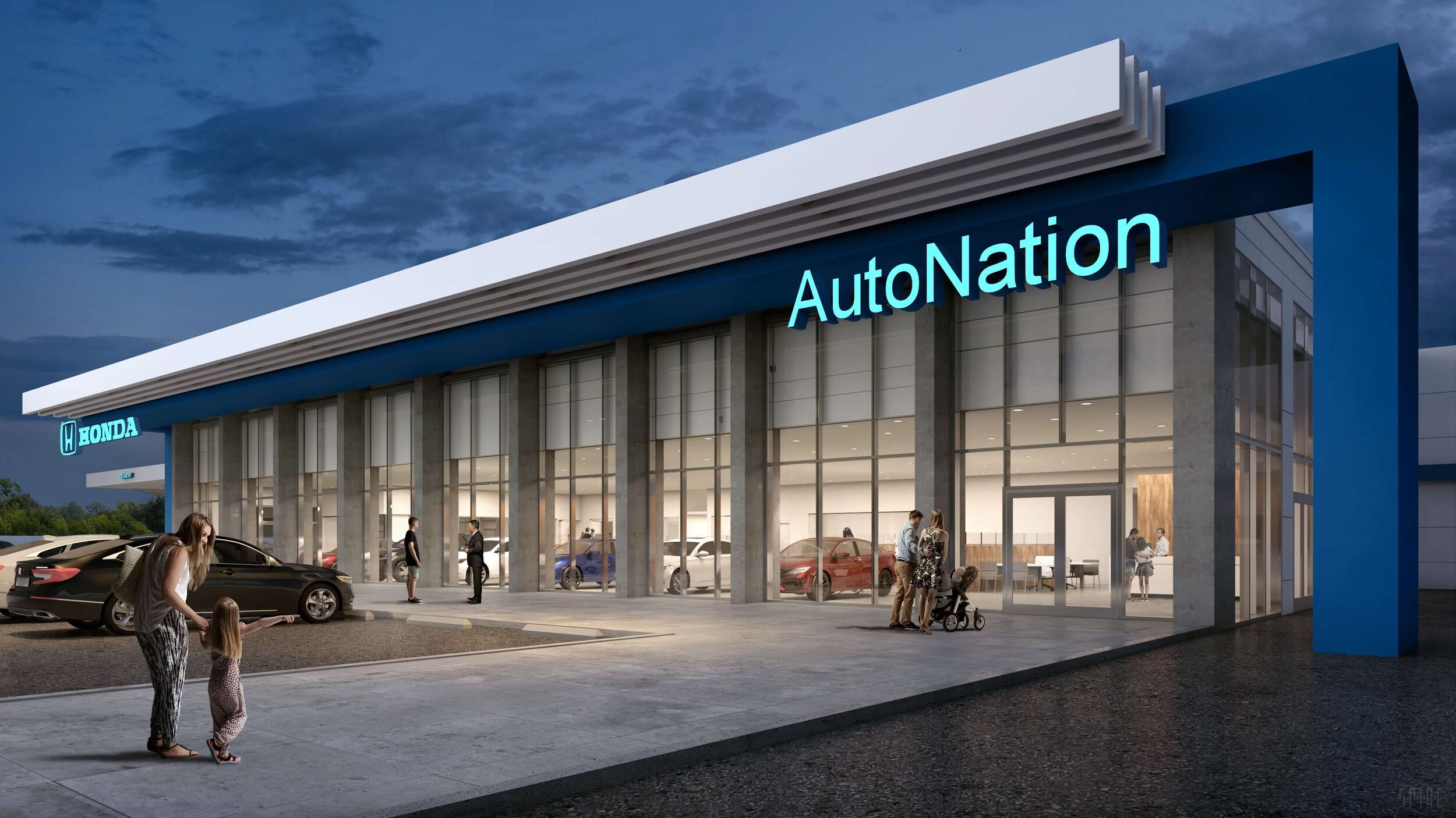 A new AutoNation Honda Thornton Road is coming soon Concept art of a renovated AutoNation Honda Thornton Road