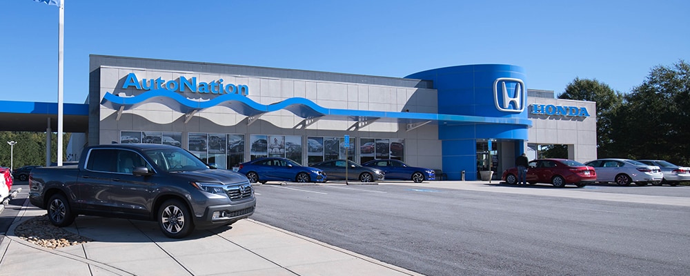 Mableton Area Honda Dealership Exterior view of AutoNation Honda Thornton Road serving Mableton
