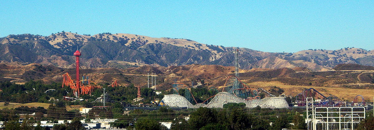 Six Flags Near Valencia, CA
