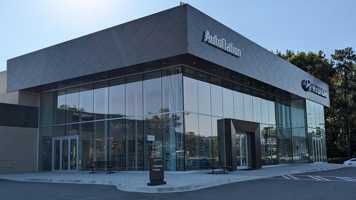 Exterior view of AutoNation Hyundai Columbia, a Hyundai dealer near Florence