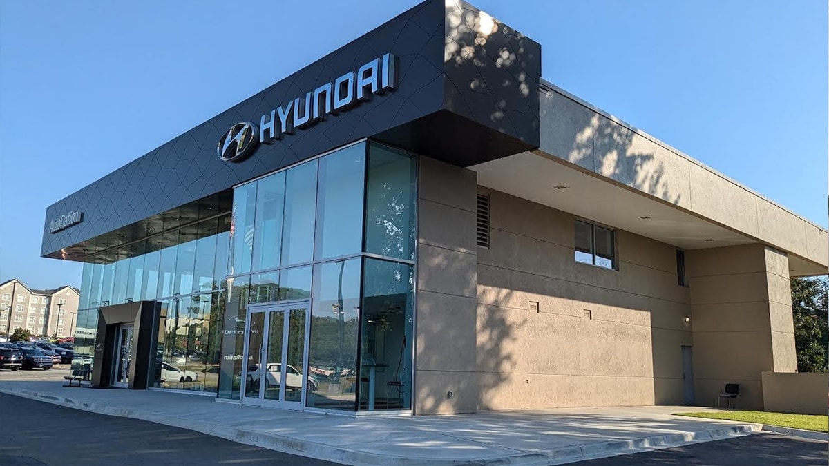 Exterior view of AutoNation Hyundai Columbia, a Hyundai dealer near Augusta