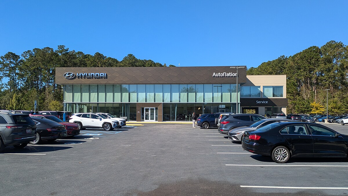 Exterior view of AutoNation Hyundai Hilton Head, a Hyundai dealer near Charleston