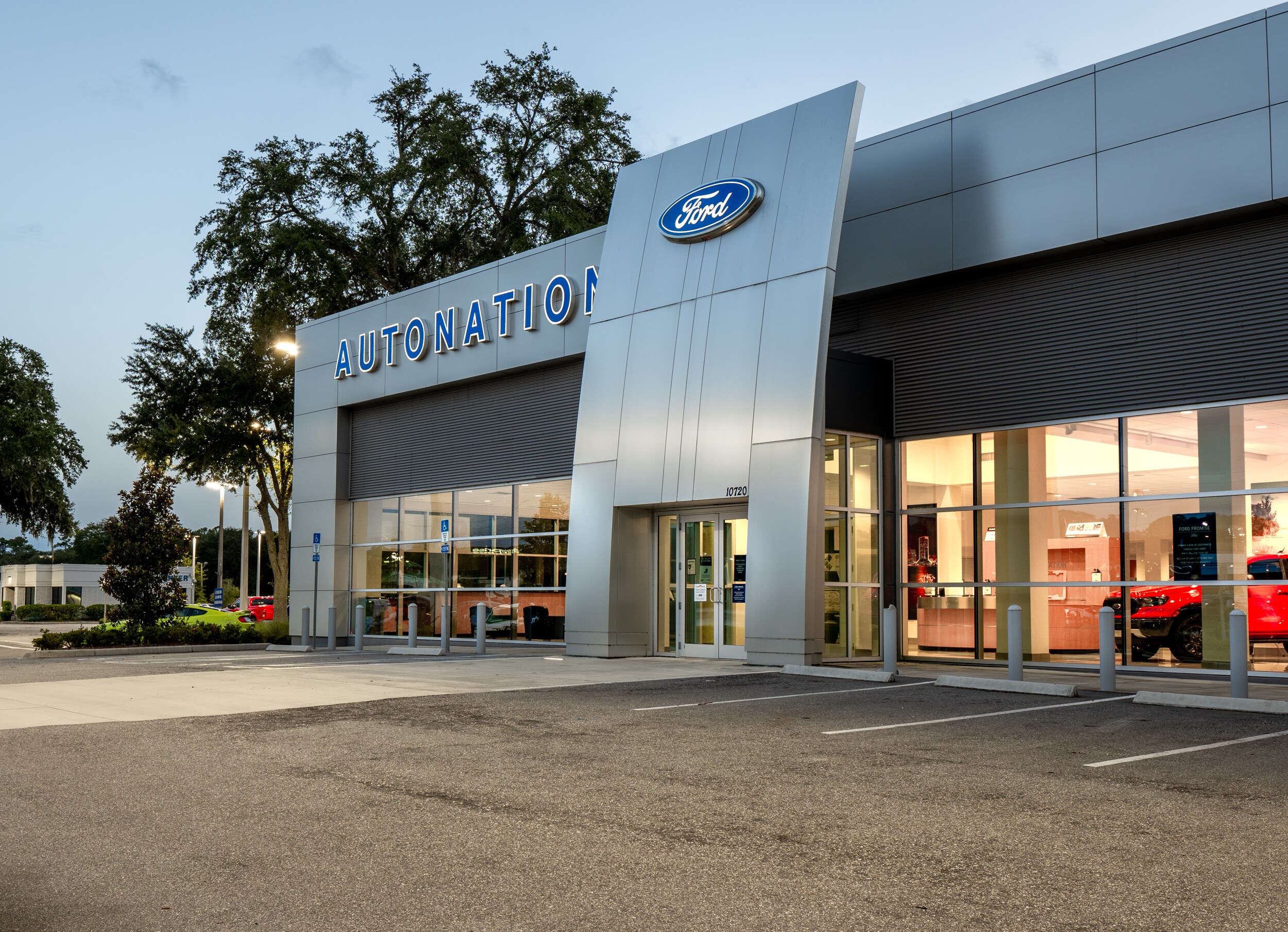 AutoNation Ford Jacksonville Exterior view of AutoNation Ford Jacksonville