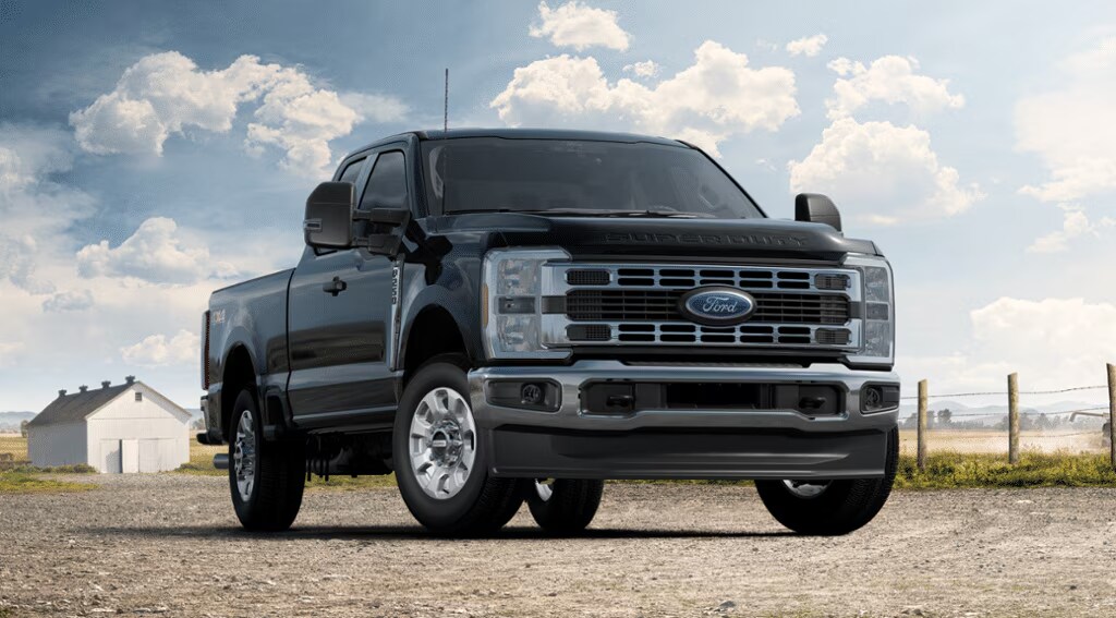 Ford Super Cab A Black Ford F-250 Super Cab