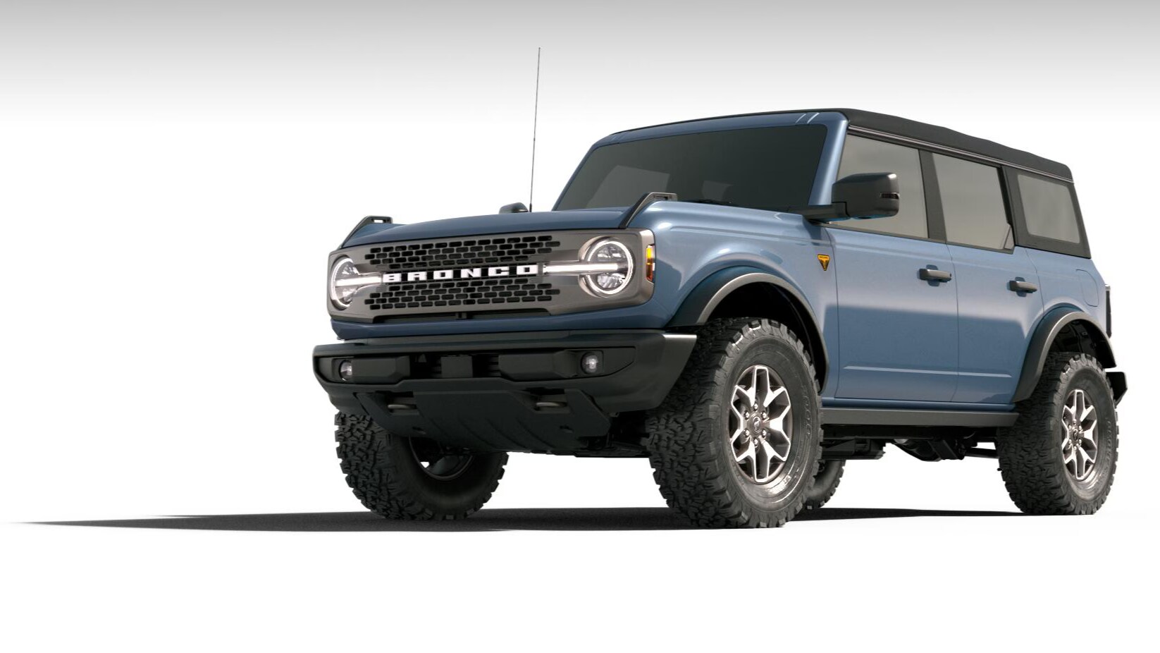 Ford Bronco in azure gray