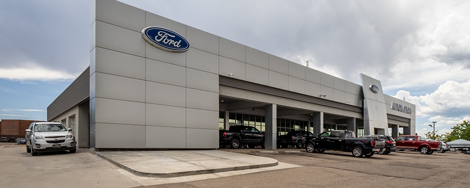 AutoNation Ford Littleton Outside view of AutoNation Ford Littleton