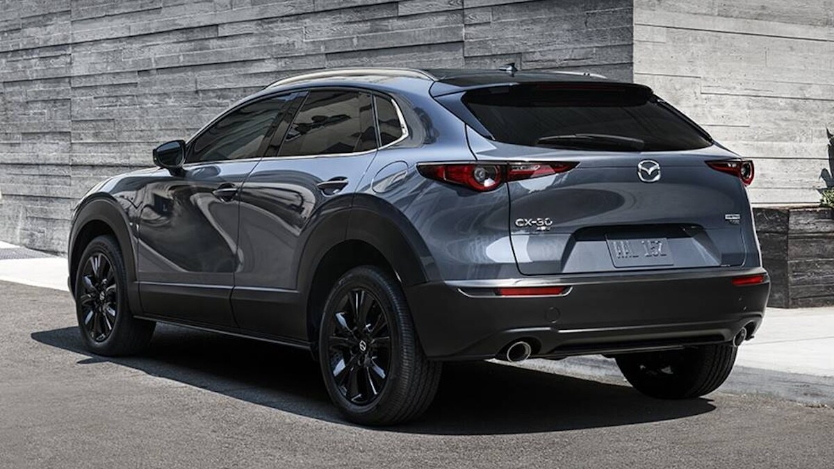 2024 Mazda CX-30 rear 3/4 view