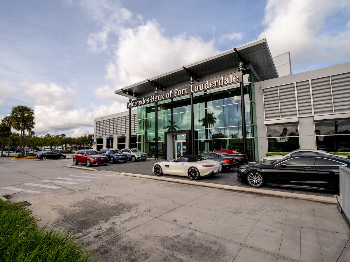 Exterior view of Mercedes-Benz
