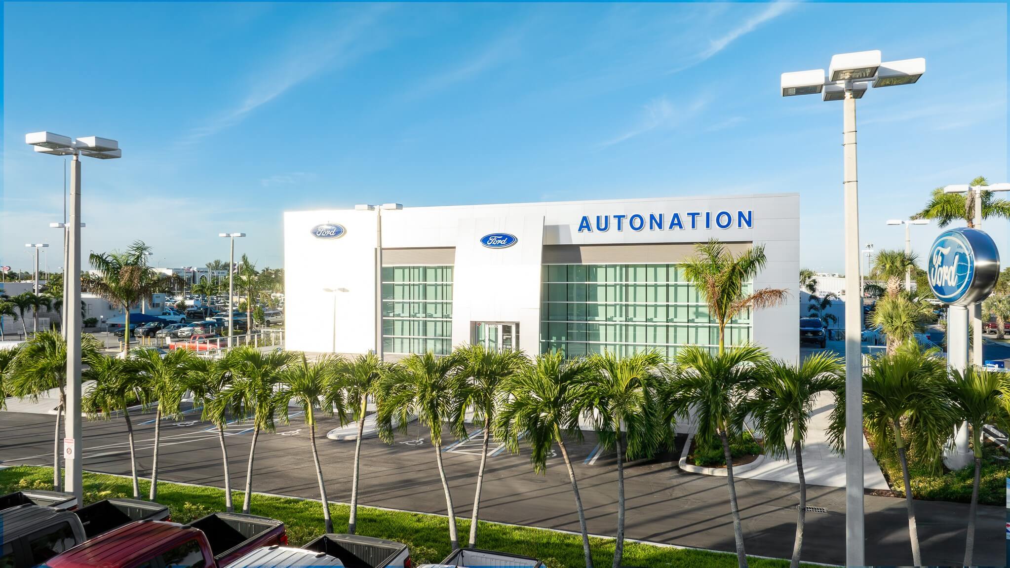 AutoNation Ford Miami Exterior view of AutoNation Ford Miami