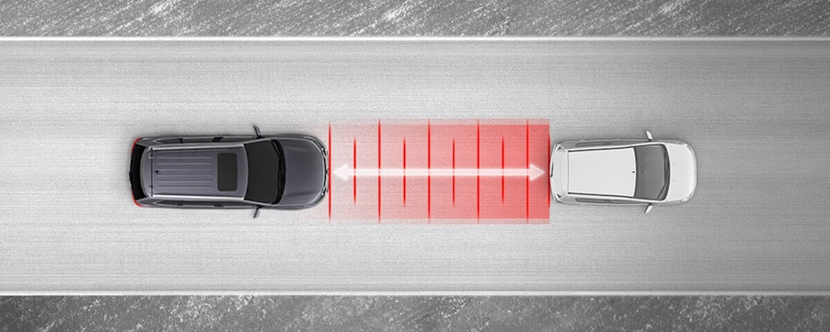 Mitsubishi Adaptive Cruise Control Mitsubishi Active Cruise Control illustration