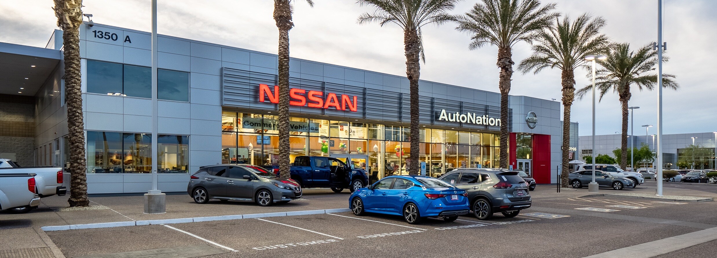 Exterior view of AutoNation Nissan Chandler