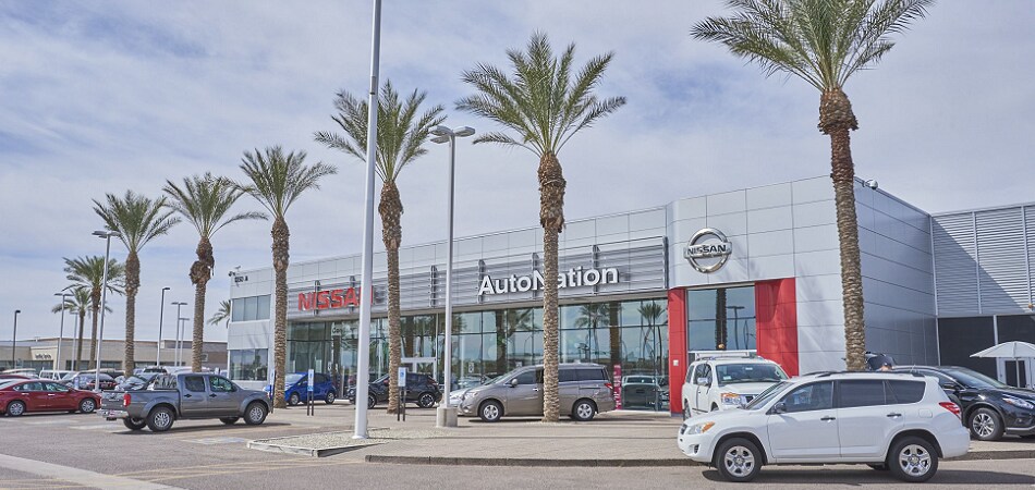 Mesa Area Nissan Dealership Exterior view of Nissan Chandler Serving Mesa