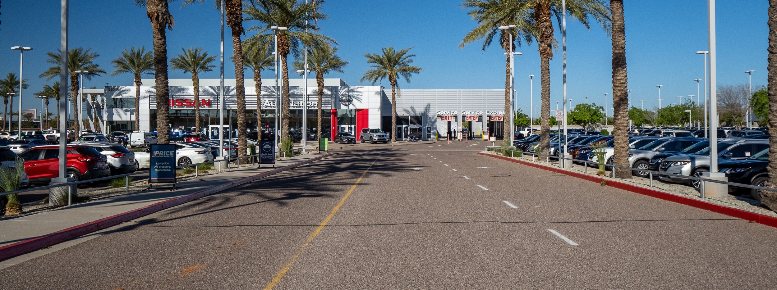 AutoNation Nissan Chandler Outside view of AutoNation Nissan Chandler