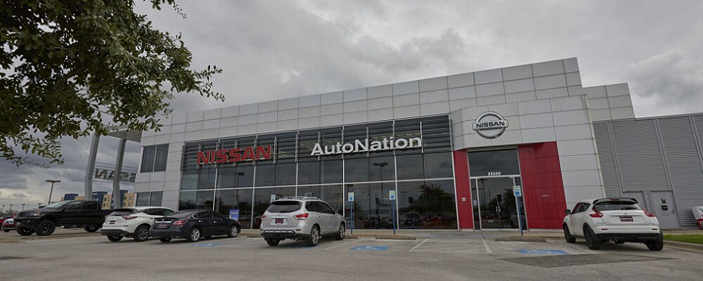 Missouri City Area Nissan Dealership Exterior view of AutoNation Nissan Katy Serving Missouri City