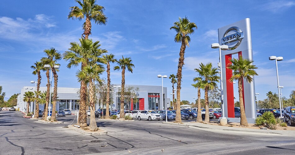 Paradise Area Nissan Dealership Exterior view of AutoNation Nissan Las Vegas Serving Paradise