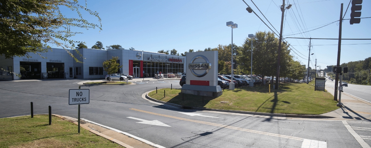 AutoNation Nissan Marietta Outside view of AutoNation Nissan Marietta