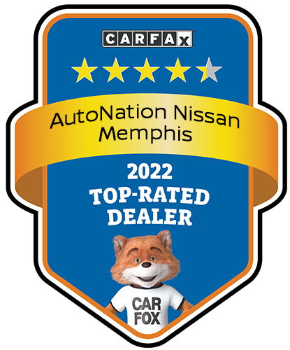 AutoNation Nissan Memphis CARFAX Top-Rated Dealer badge
