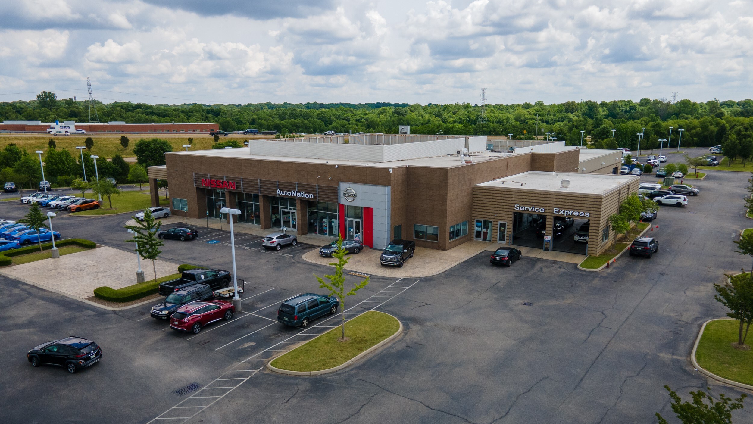 AutoNation Nissan Memphis is your Memphis, TN home for all your Nissan financing, purchasing, and service needs Exterior view of AutoNation Nissan Memphis during the day