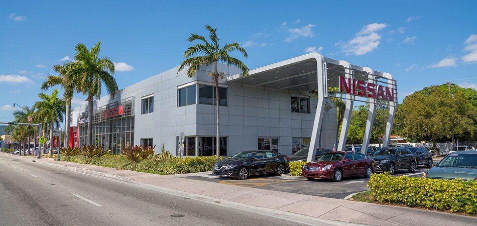 Kendall Area Nissan Dealership Exterior view of Nissan Miami Serving Kendall