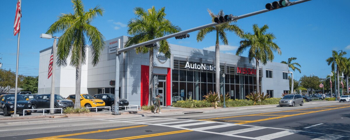 AutoNation Nissan Miami Outside view of AutoNation Nissan Miami