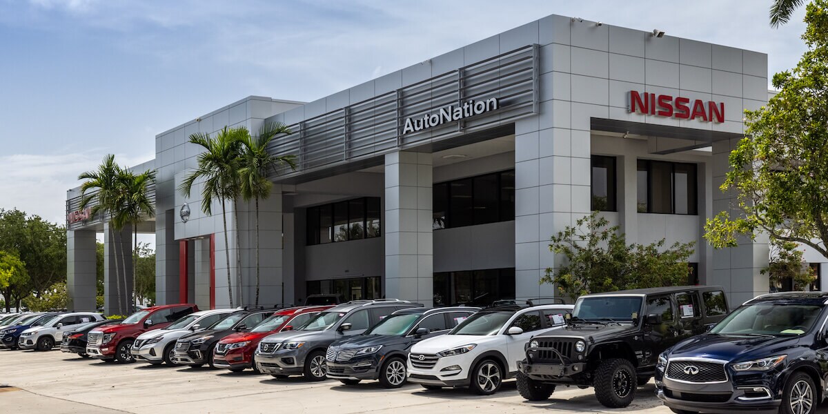 exterior view of AutoNation Nissan Pembroke Pines