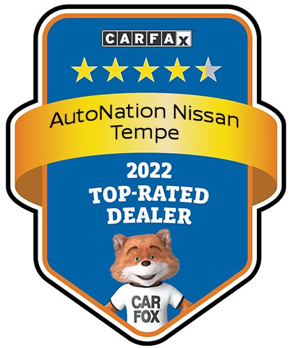 AutoNation Nissan Tempe CARFAX Top-Rated Dealer badge