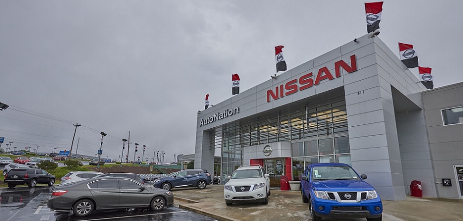 Smyrna Area Nissan Dealership Exterior view of AutoNation Nissan Serving Smyrna