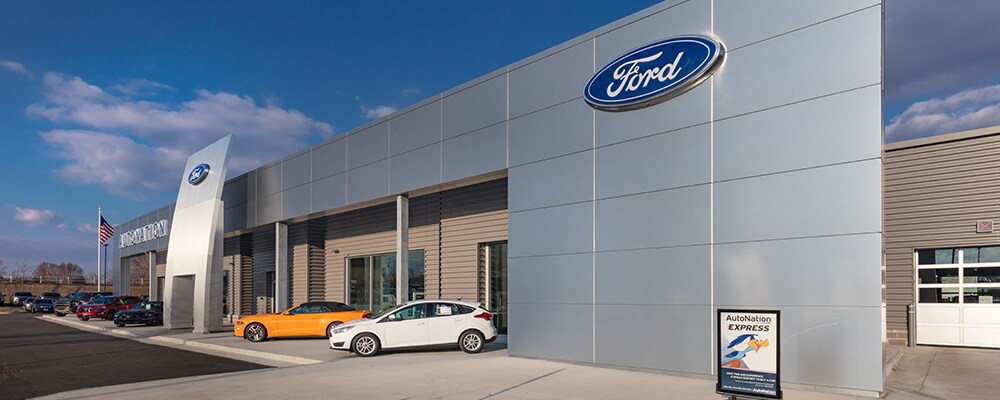 AutoNation Ford North Canton Outside view of AutoNation Ford North Canton