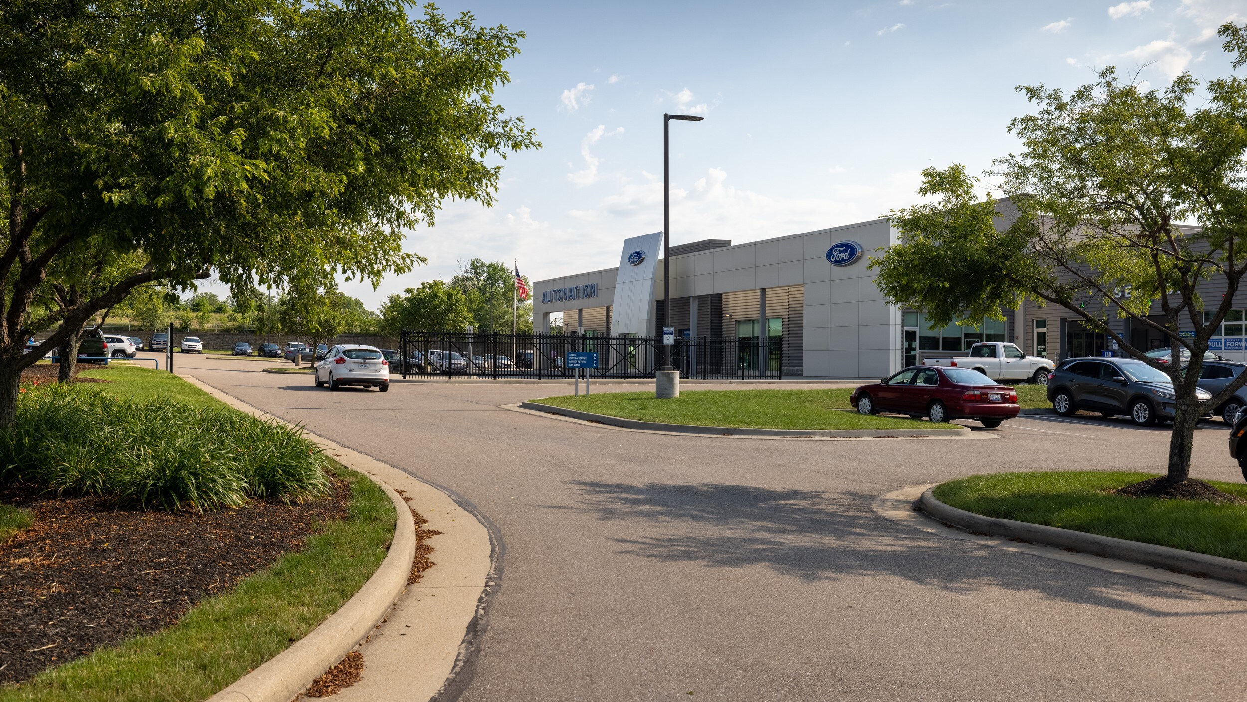 AutoNation Ford North Canton is here for all your Ford purchasing, servicing, and financing needs in North Canton, OH Exterior view of AutoNation Ford North Canton