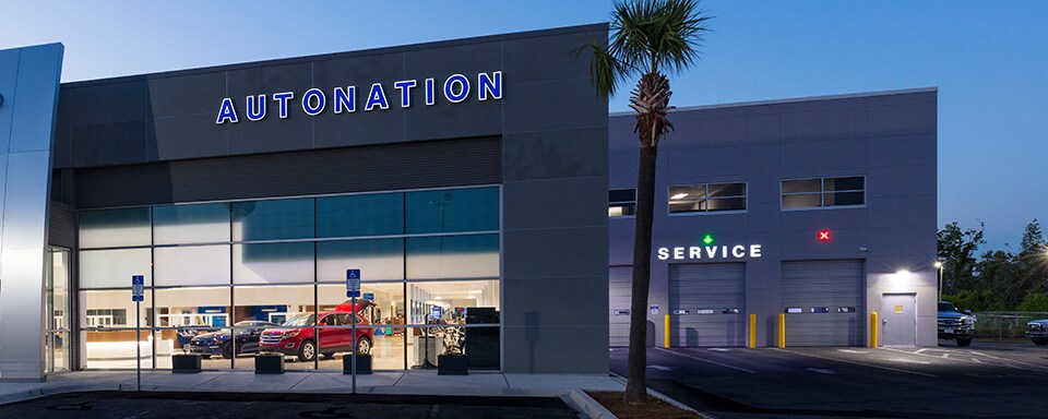 Ford Service Center near Panama City View of the entrance to AutoNation Ford Panama City service center