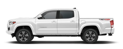 Super White Toyota Tacoma in Super White