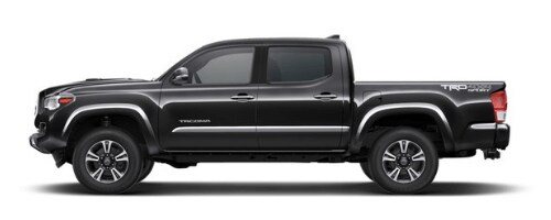 Midnight Black Metallic Toyota Tacoma in Midnight Black Metallic