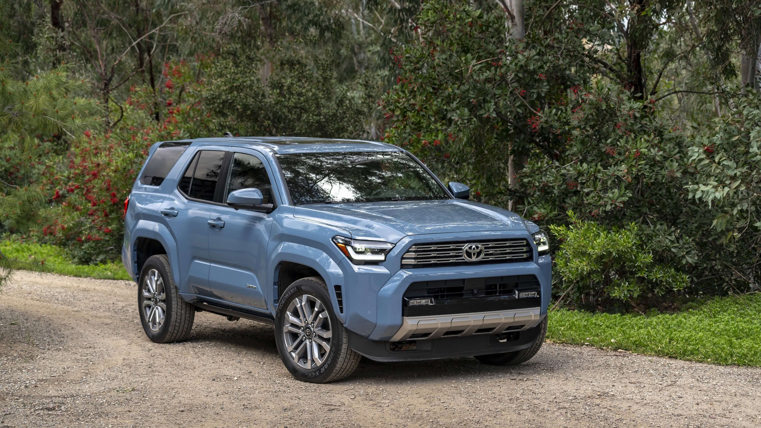 Learn about the 2025 Toyota 4Runner available at AutoNation Toyota Hayward Toyota 4Runner parked on a gravel road