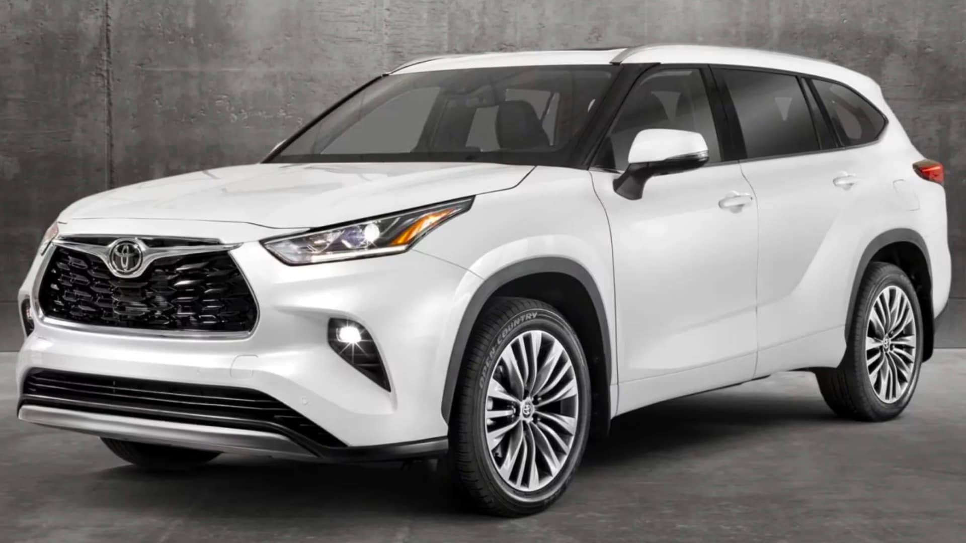 Toyota Highlander Toyota Highlander In White