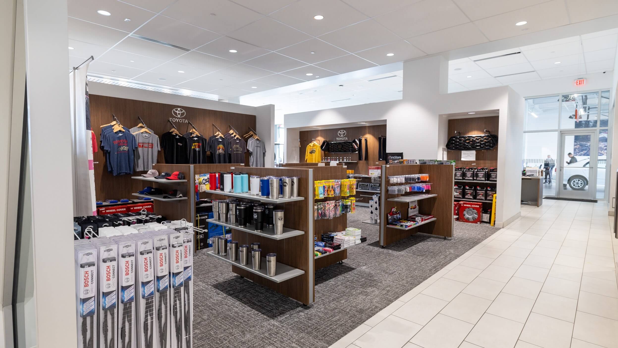 Find Toyota parts at AutoNation Toyota Buena Park in Buena Park,
CA interior shot of AutoNation Toyota Buena Park's parts and
accessories department.