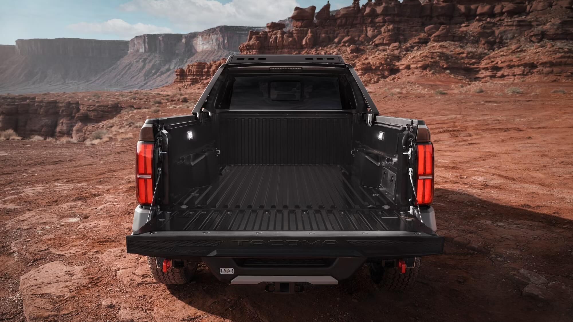 Learn about the Toyota Tacoma Truck Bed Dimensions Exterior shot of Toyota Tacoma Truck Bed