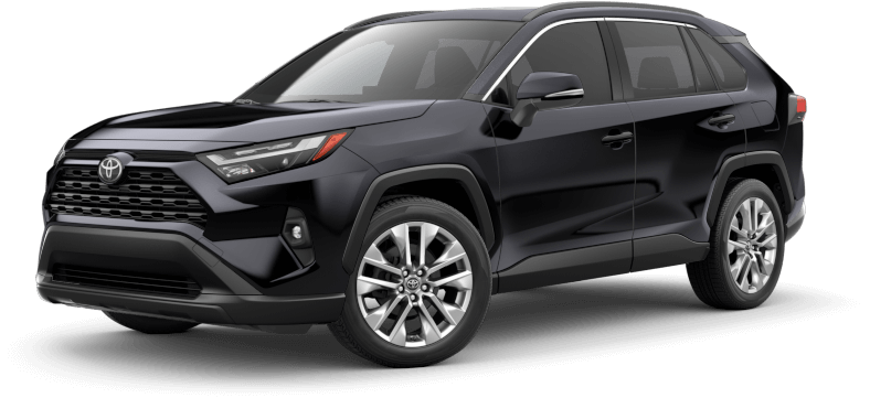 Toyota RAV4 Trim Levels Toyota RAV4 in Midnight Black Metallic