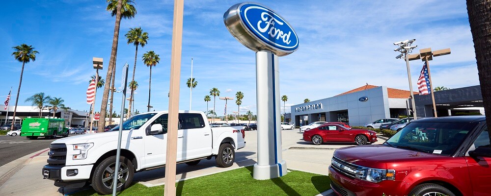 AutoNation Ford Tustin Outside view of AutoNation Ford Tustin